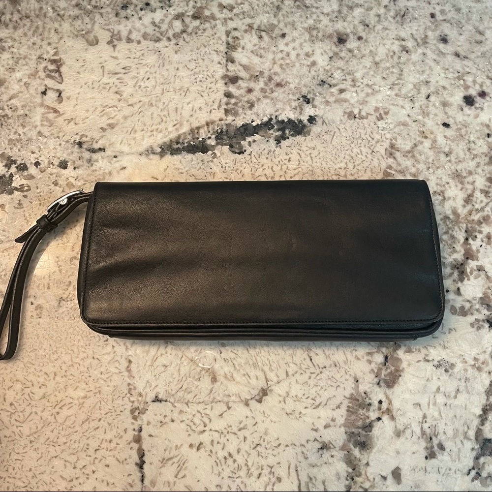 Vintage Leather Coach Clutch